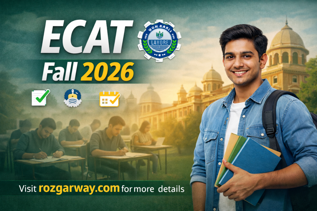 ECAT Fall 2026 Registration are open - Online apply complete details