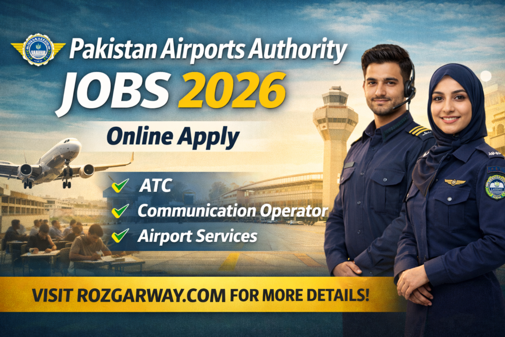 PAkistan Airports Authority Jobs 2026 Online Apply – Latest jobs announced