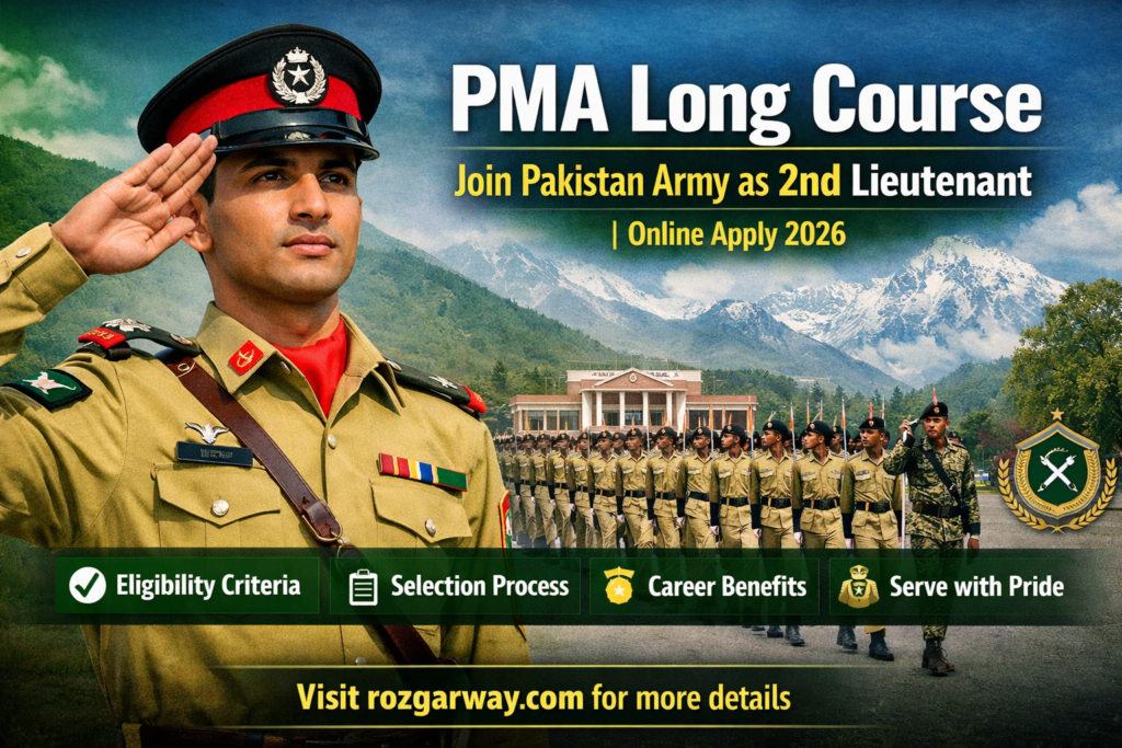 PMA Long Course – Join Pakistan Army as 2nd Lieutenant
