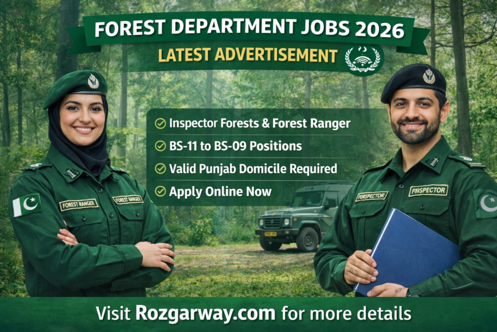 Forest Department Jobs 2026-Latest Vacancies announced - Apply online