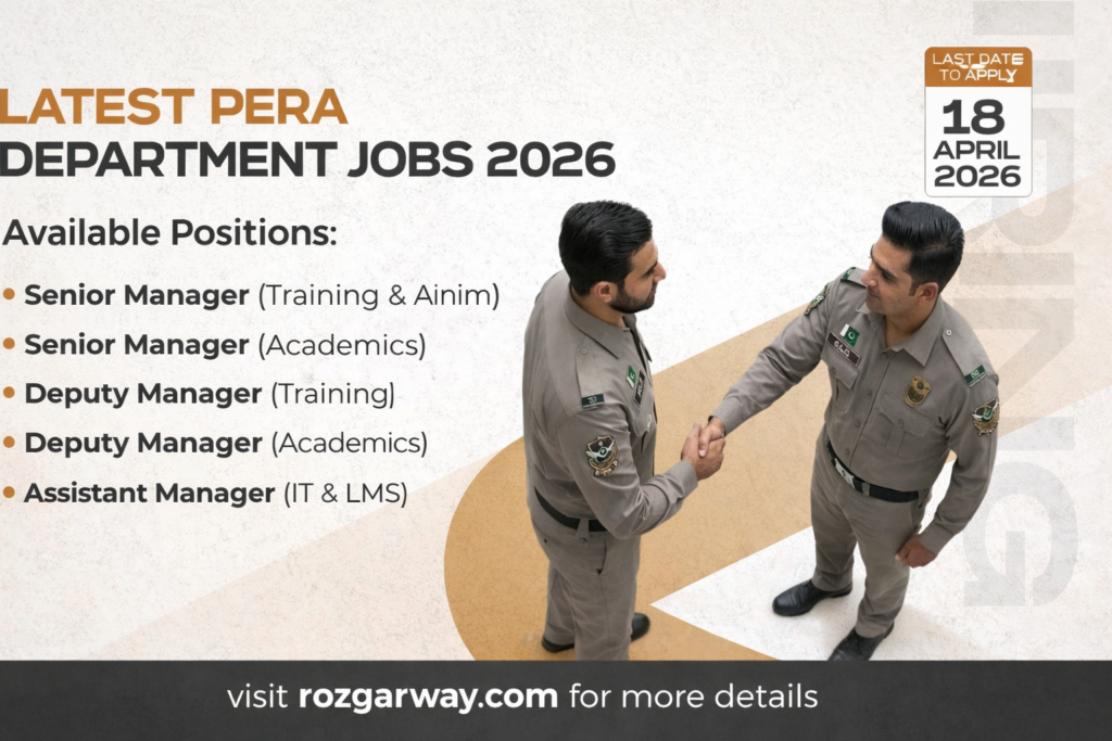 Latest PERA Department Jobs 2026 – Online Apply | New Opportunities Alert